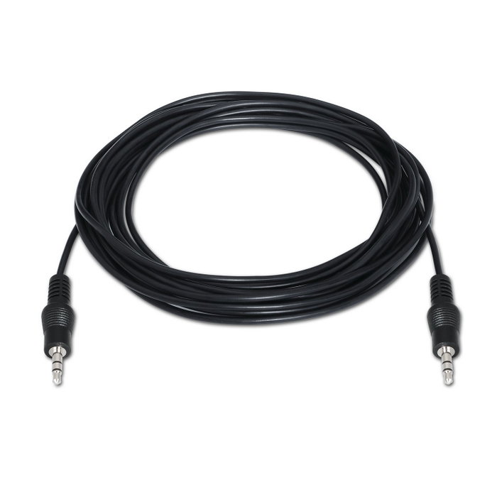 Aisens Cable de Audio Estéreo Jack 3,5mm Macho a Jack 3,5mm Macho, 10m, Negro Aisens Cable de Audio Estéreo Jack 3,5mm Macho a Jack 3,5mm Macho, 10m, Negro